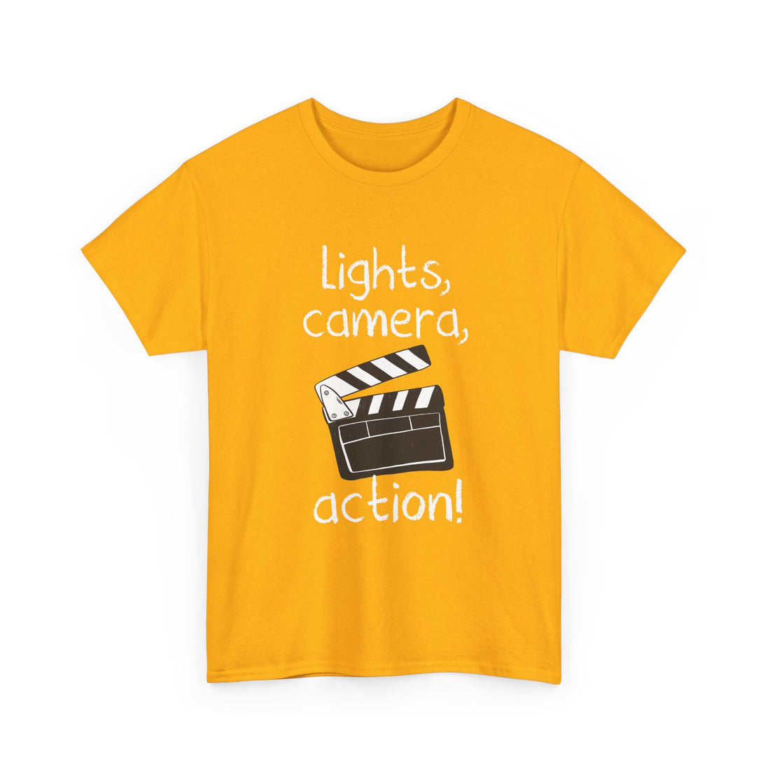 Lights Camera Action -  Unisex Regular Crewneck T-Shirt