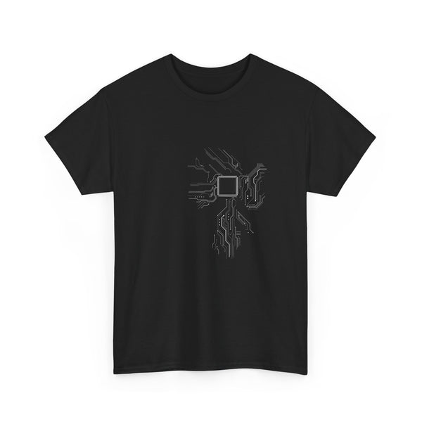 Cpu Heart Chipset Board - Geek Coding T-Shirt - Regular Unisex Crewneck T-Shirt