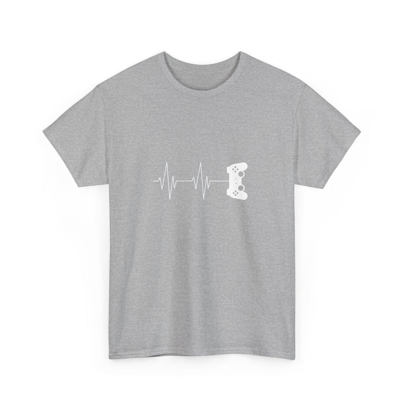 Heartbeat Video Game Controller T-Shirt, Gamer Shirt, Geek T-Shirt, Nerd Shirt, Video Game Lover Gift, Gaming Pulse Tee, Fun Gamer Apparel