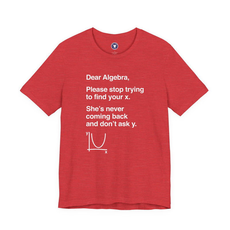Dear Algebra - Math Teacher - Premium Unisex Crewneck T-Shirt