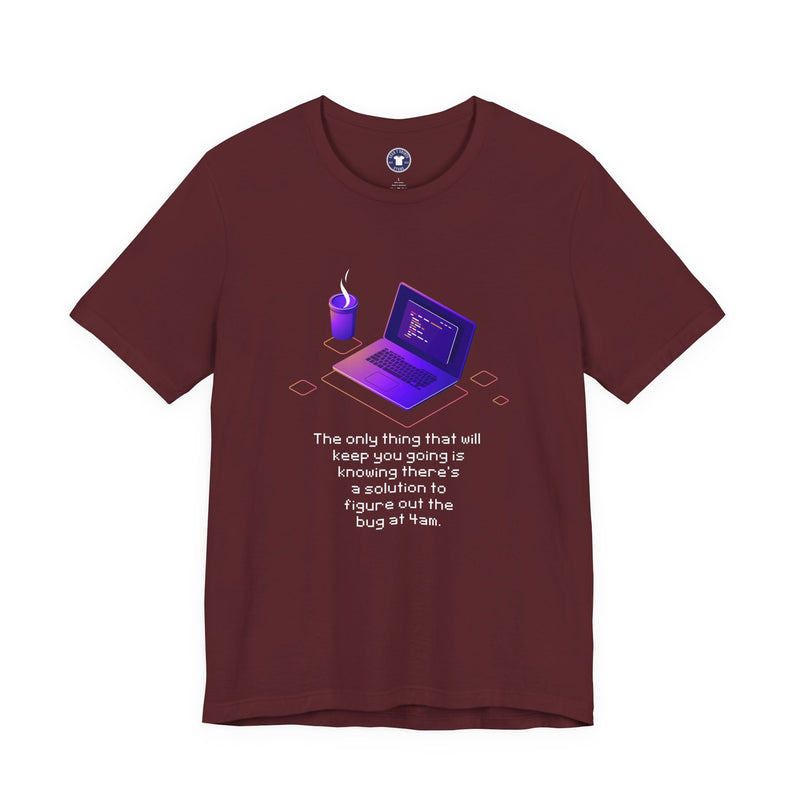 Figure Out The Bug At 4am - Premium Unisex Crewneck T-Shirt