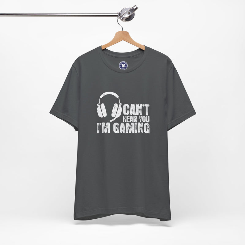 Can't Hear You I'm Gaming - Premium Unisex Crewneck T-Shirt