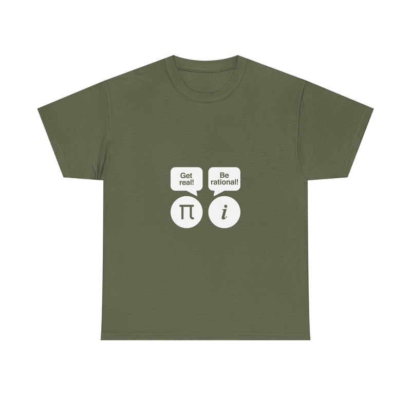 Math Geek T-Shirt, Nerd Shirt, Fun Math Joke Tee, Pi Get Real, Imaginary Number Humor, Geek Humor Gift, STEM Shirt, Math Lover Top