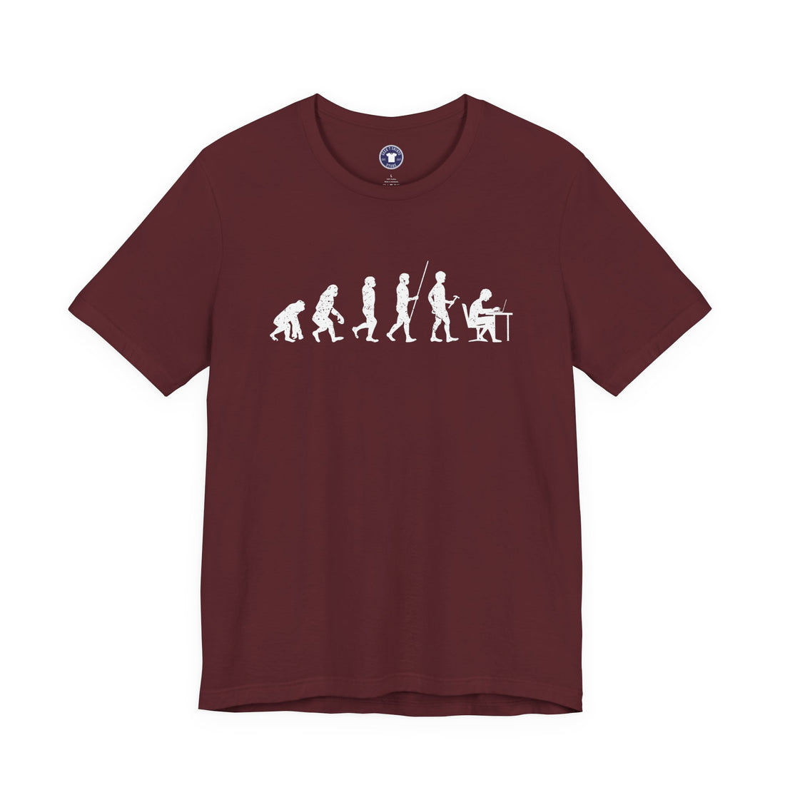 The Evolution To Coders - Premium Unisex Crewneck T-Shirt