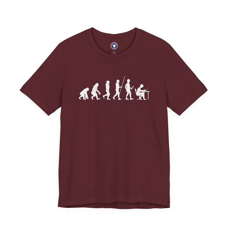 The Evolution To Coders - Premium Unisex Crewneck T-Shirt