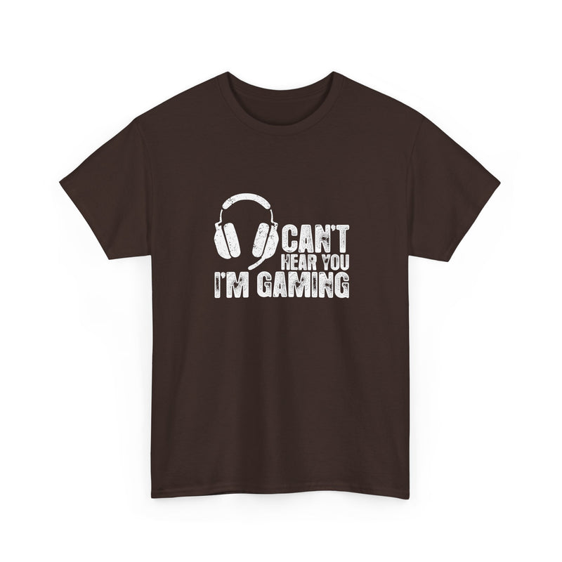 Can't Hear You I'm Gaming - Regular Unisex Crewneck T-Shirt