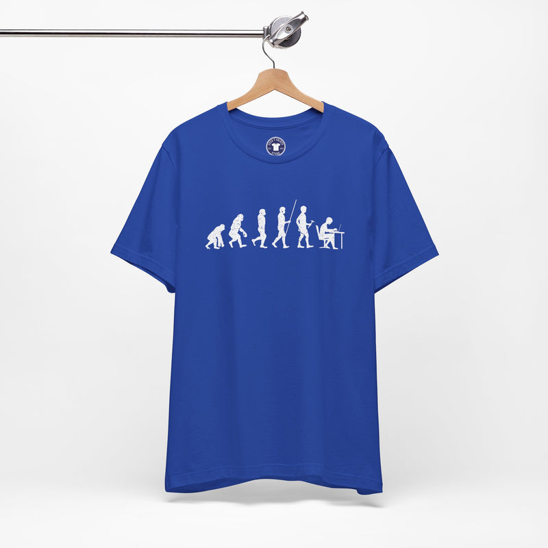 The Evolution To Coders - Premium Unisex Crewneck T-Shirt