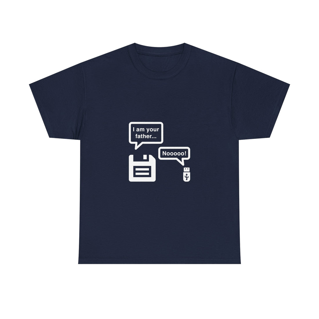 Retro Floppy Disk and USB Humor T-Shirt, Geek T-Shirt, Nerd Shirt, Tech Joke Tee, IT Gift, Programmer Humor Shirt, Digital Nostalgia Top