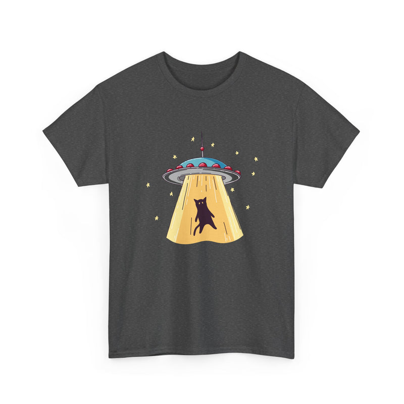 Cat Ufo Abduction - Ufo Shirt - Regular Unisex Crewneck T-Shirt