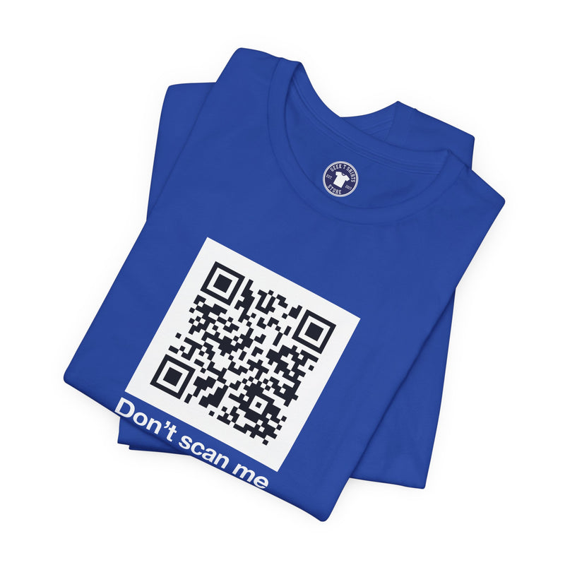 Qr Code Prank - Rick Astley - Dont Scan Me - Premium Unisex Crewneck T-Shirt