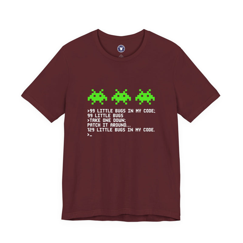 99 Little Bugs In My Code - Nerd Shirt - IT Shirt - Premium Unisex Crewneck T-Shirt