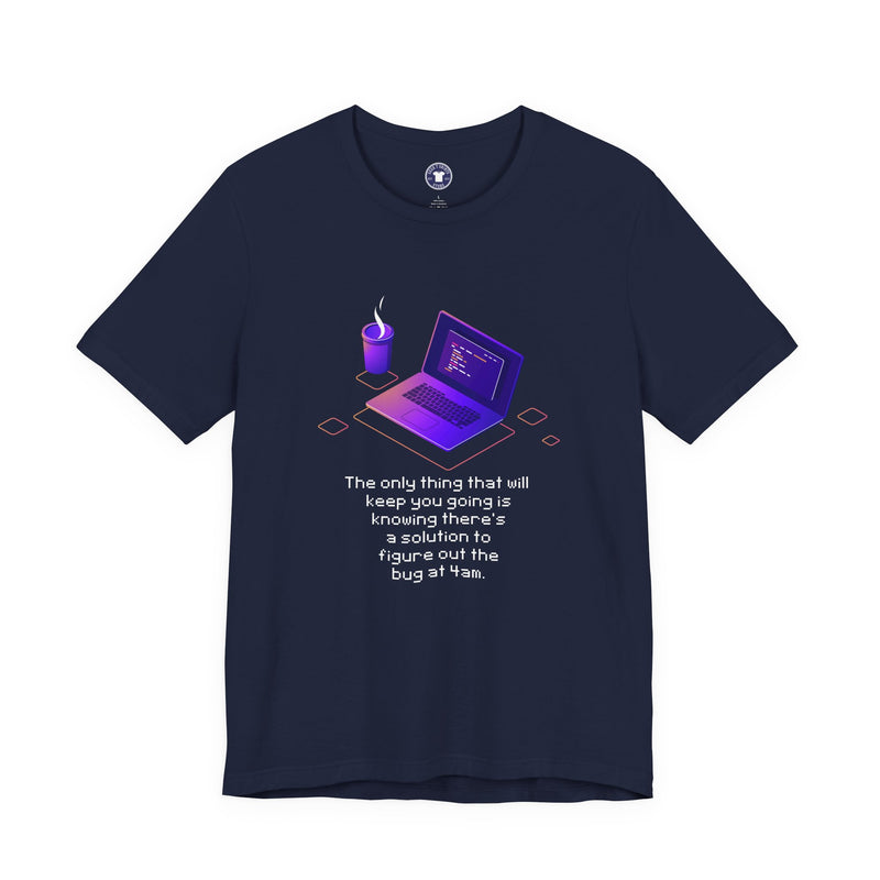 Figure Out The Bug At 4am - Premium Unisex Crewneck T-Shirt