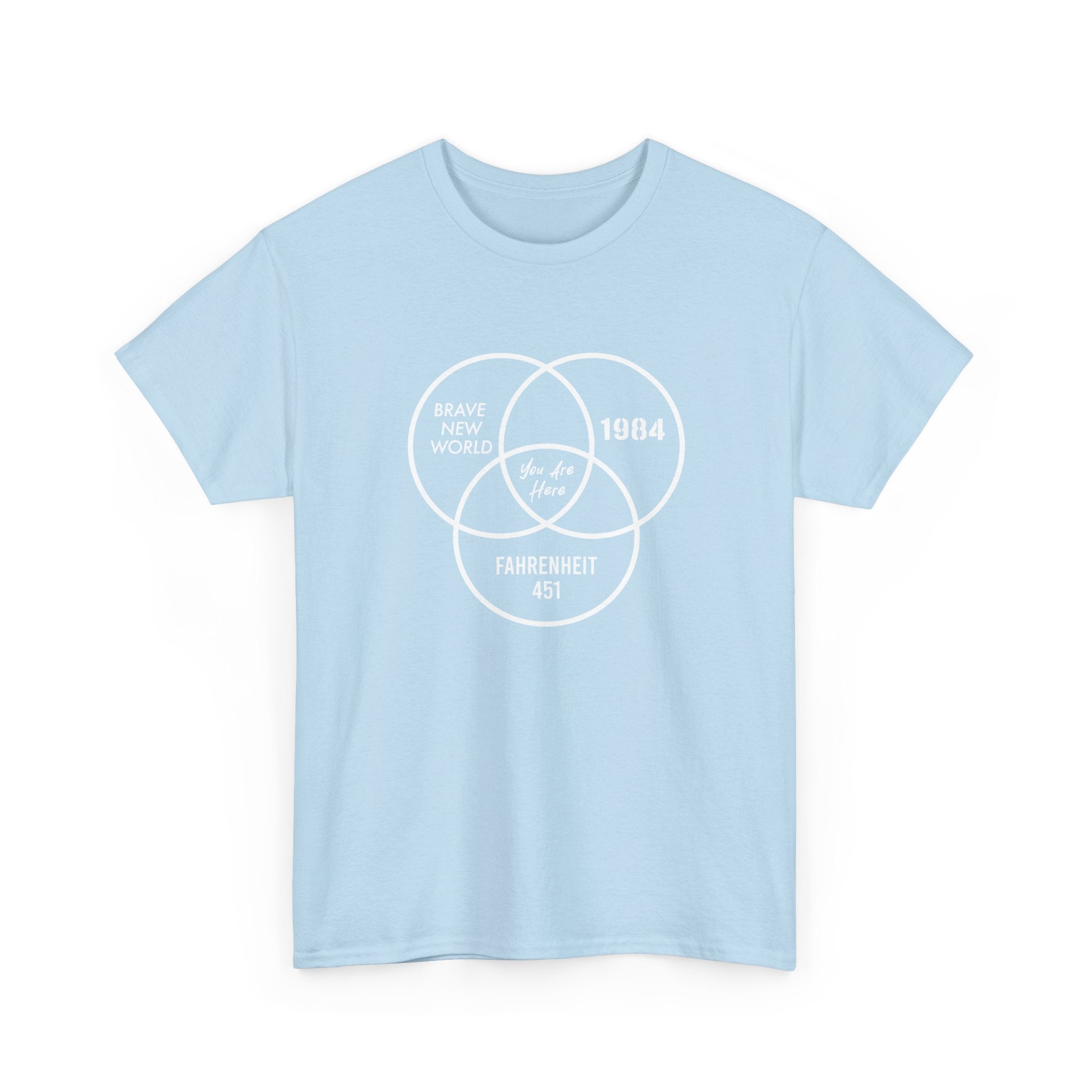 You Are Here - Dystopian Books -  Unisex Crewneck T-Shirt