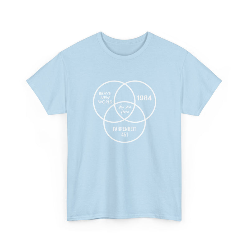 You Are Here - Dystopian Books - Regular Unisex Crewneck T-Shirt