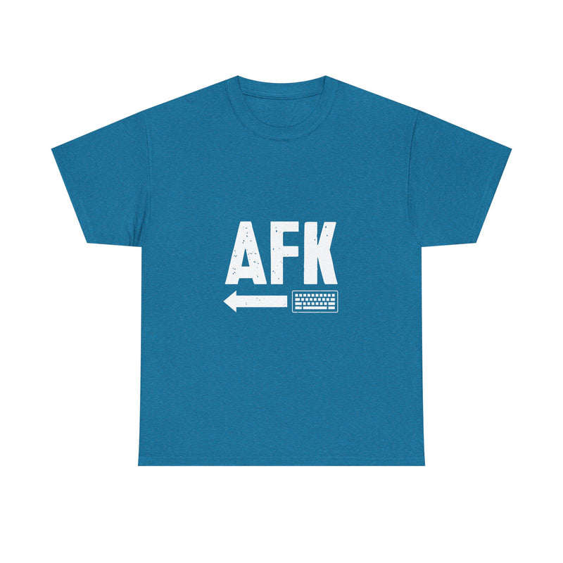 AFK Keyboard T-Shirt, Gamer Tee, Keyboard Lover Gift, Geek T-Shirt, Nerd Shirt, Video Game Apparel, Computer Humor Top, Casual Wear