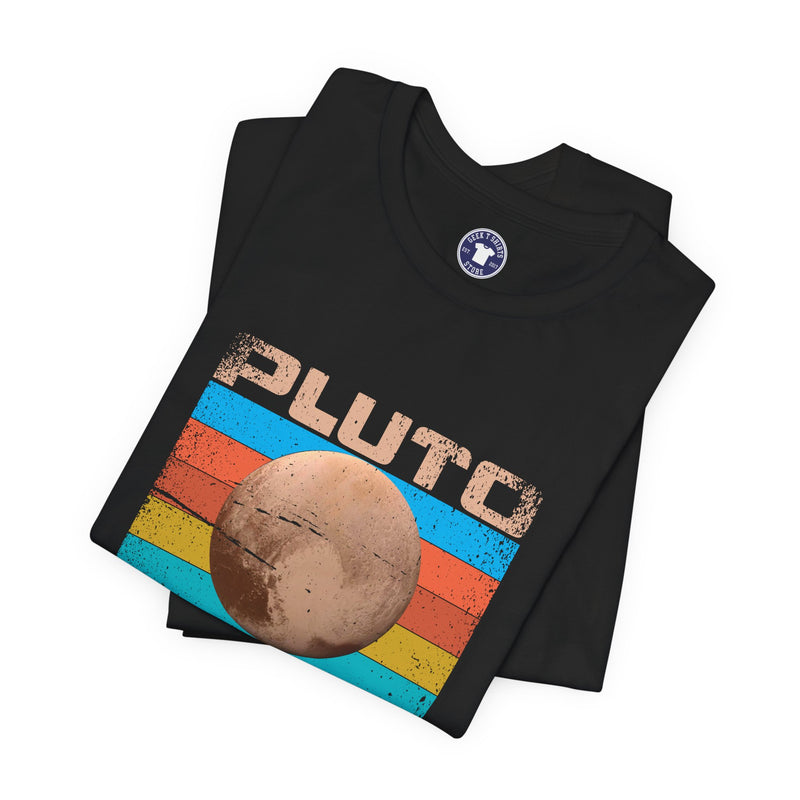 Pluto Never Forget - Geek Shirt - Funny Science Shirt - Premium Unisex Crewneck T-Shirt