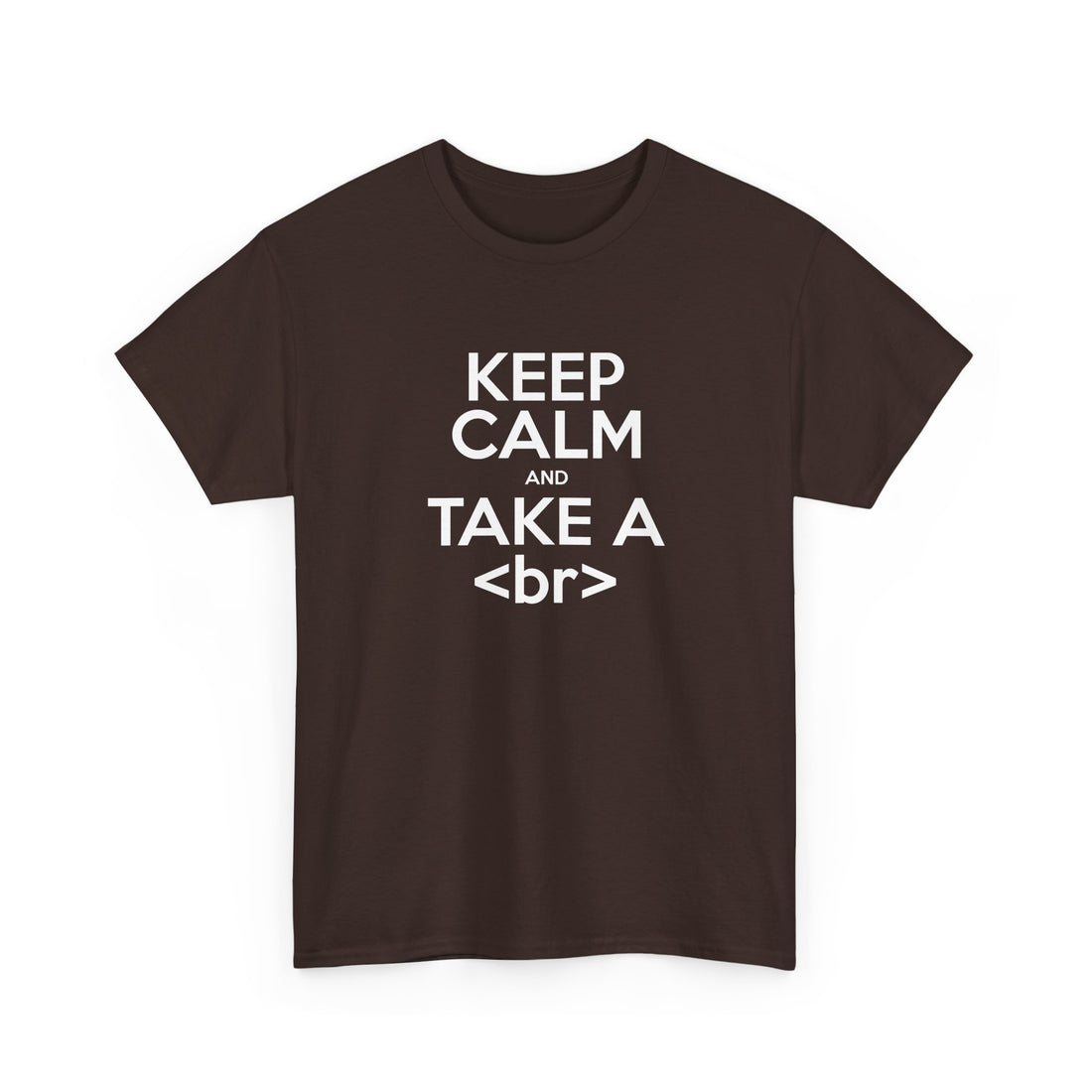 Keep Calm And Take A Break - Computer Shirt - Regular Unisex Crewneck T-Shirt