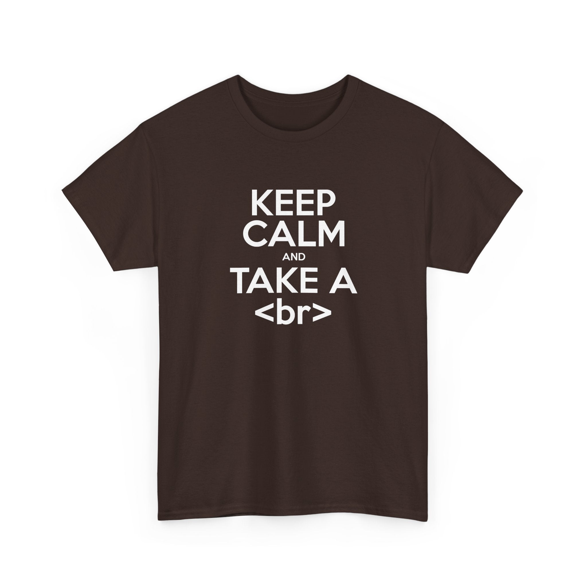 Keep Calm And Take A Break - Computer Shirt -  Unisex Crewneck T-Shirt