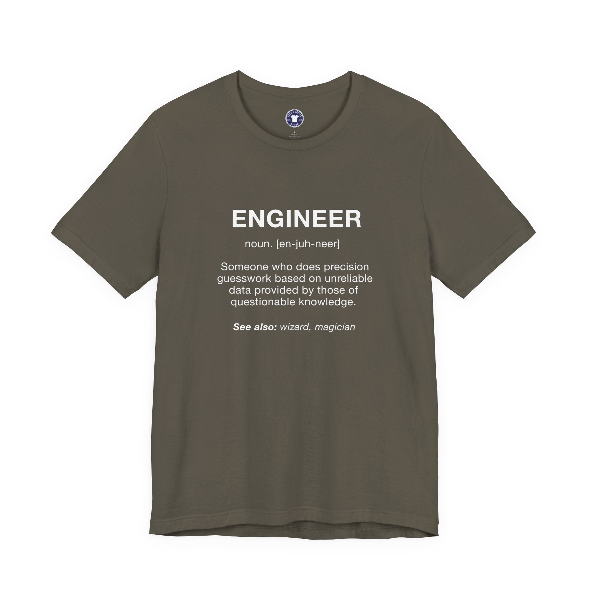 Engineer Noun - Engineering Shirt - Premium Unisex Crewneck T-Shirt