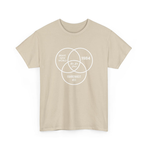 You Are Here - Dystopian Books - Regular Unisex Crewneck T-Shirt