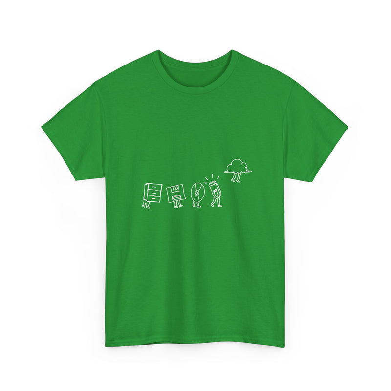 Retro Tech Evolution T-Shirt, Geek T-Shirt, Nerd Shirt, Vintage Computer Art Tee, Tech History Gift, Fun Science Shirt, Digital Age Top