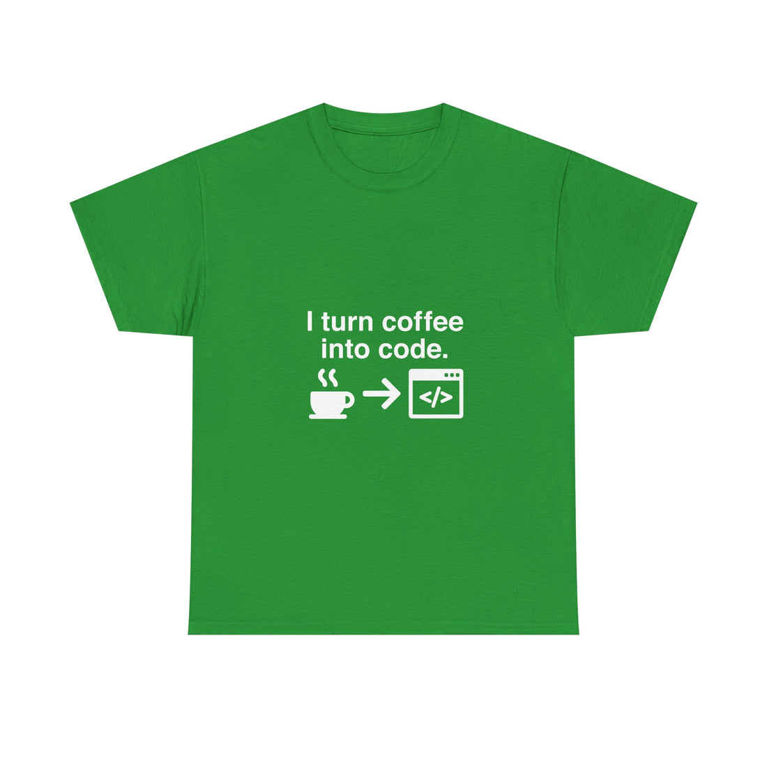 I Turn Coffee Into Code T-Shirt, Programmer Gift Tee, Coding Humor Shirt, Geek T-Shirt, Nerd Shirt, Developer Present, Coder Apparel