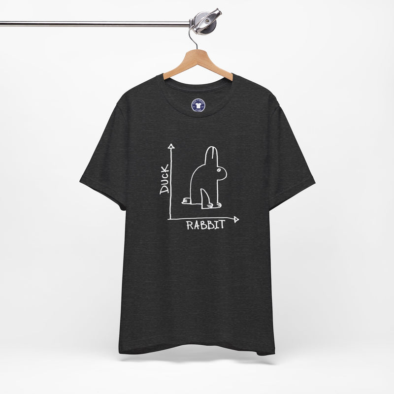 Rabbit-Duck Paradox - Premium Unisex Crewneck T-Shirt