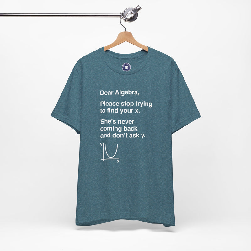 Dear Algebra - Math Teacher - Premium Unisex Crewneck T-Shirt