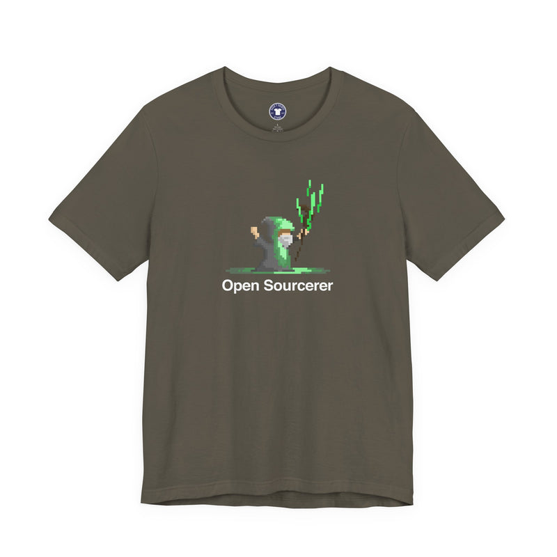 Open Sourcerer - Web Developer - Premium Unisex Crewneck T-Shirt