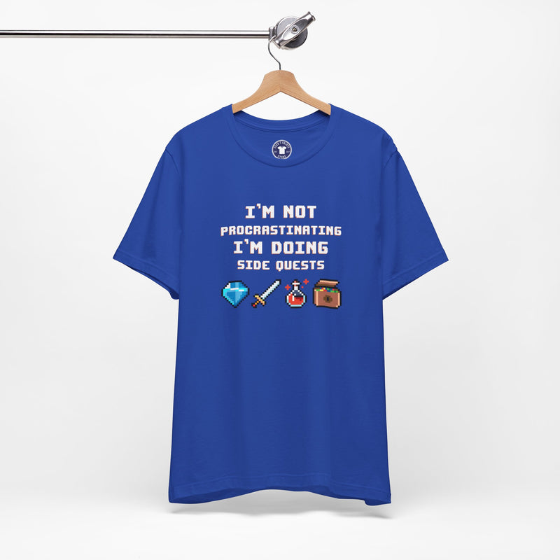 I'm Not Procrastinating I'm Doing Side Quests - Premium Unisex Crewneck T-Shirt