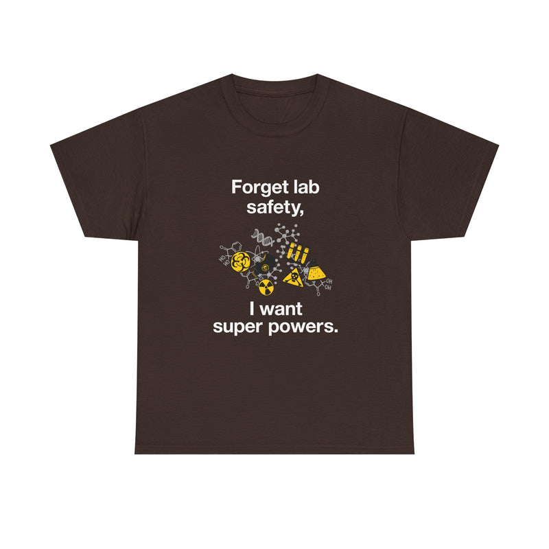 Superpower Lab Science T-Shirt, Geek T-Shirt, Nerd Shirt, Chemistry Humor Tee, Science Lover Gift, Geeky Science Art Shirt, STEM Enthusiast