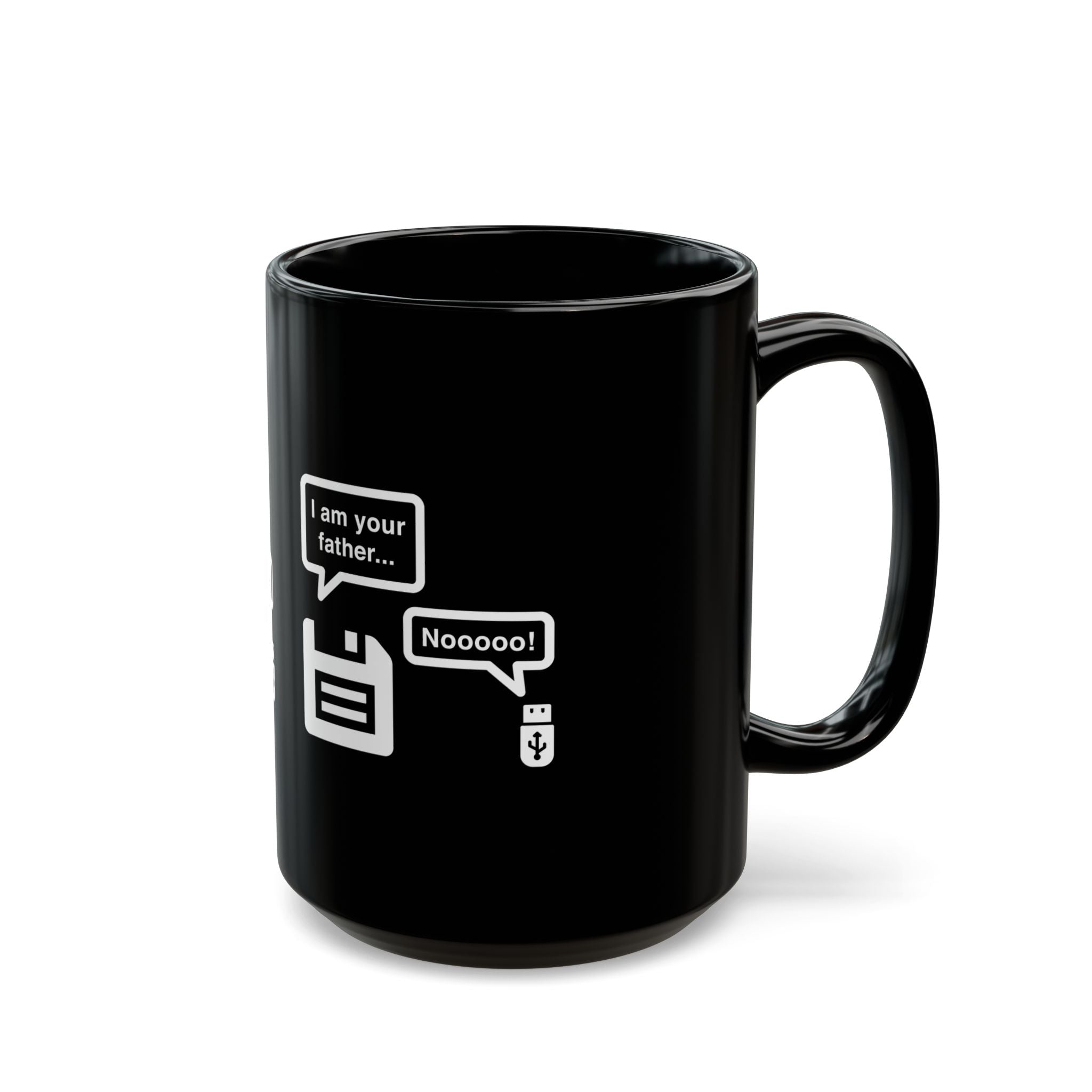 I Am Your Father - USB Drive - Black Glossy Mug