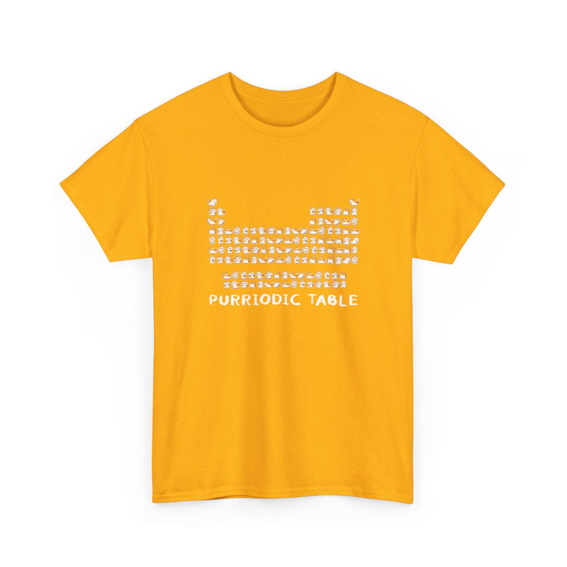 Purriodic Table - Regular Unisex Crewneck T-Shirt