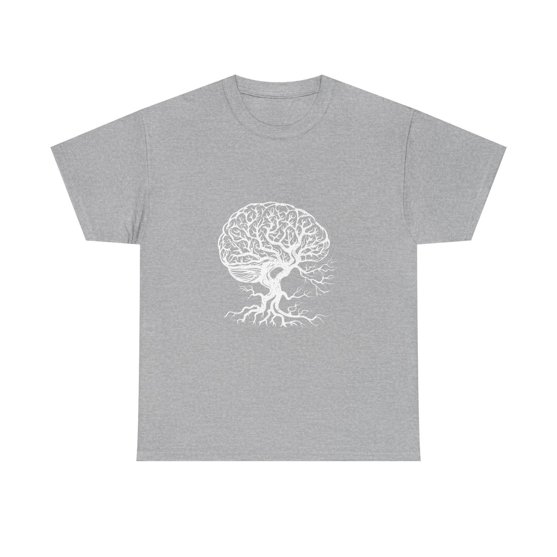 Brain Tree T-Shirt, Mind Tree Art Tee, Geek T-Shirt, Nerd Shirt, Science Nature Shirt, Intelligent Tree Design, Unique Tree Gift Tee