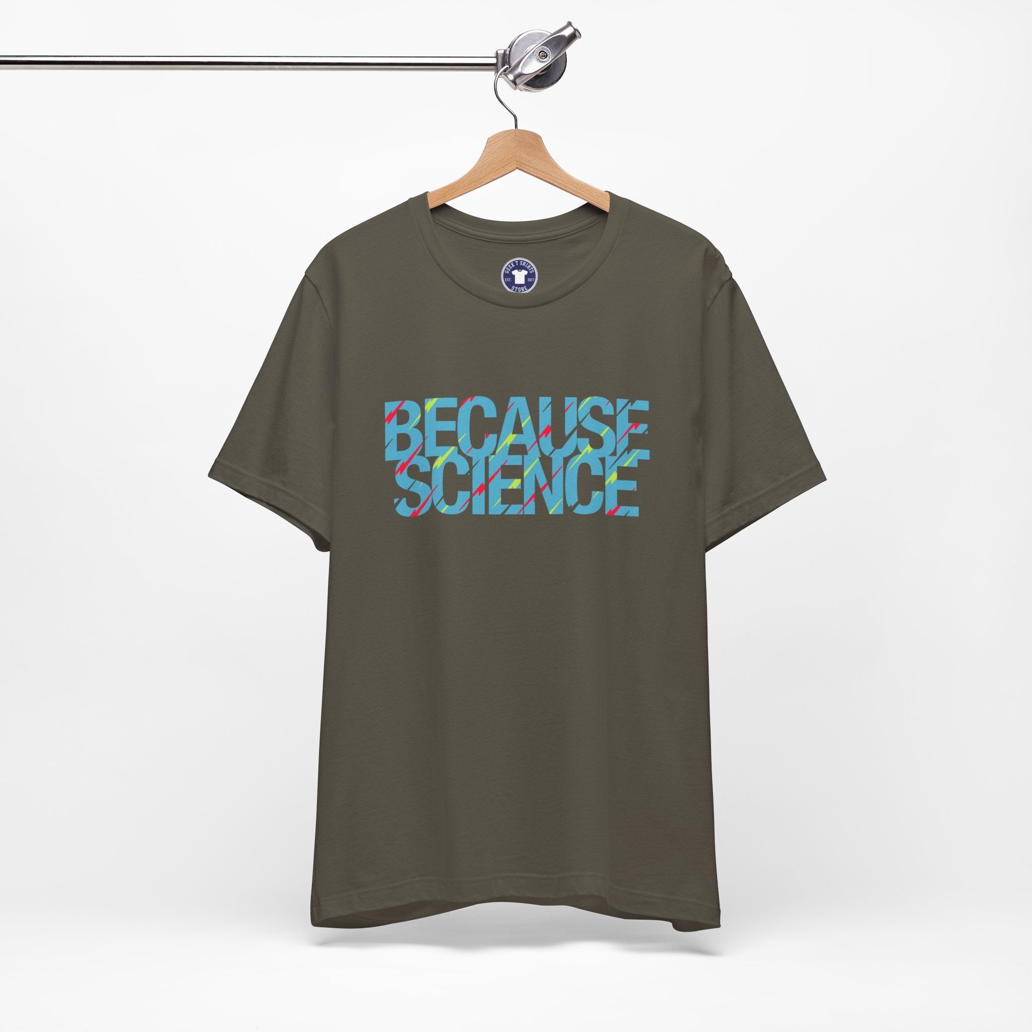 Because Science - Premium Unisex Crewneck T-Shirt