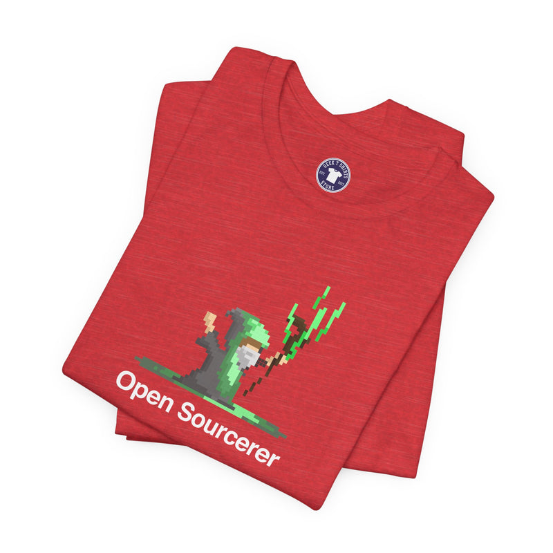 Open Sourcerer - Web Developer - Premium Unisex Crewneck T-Shirt