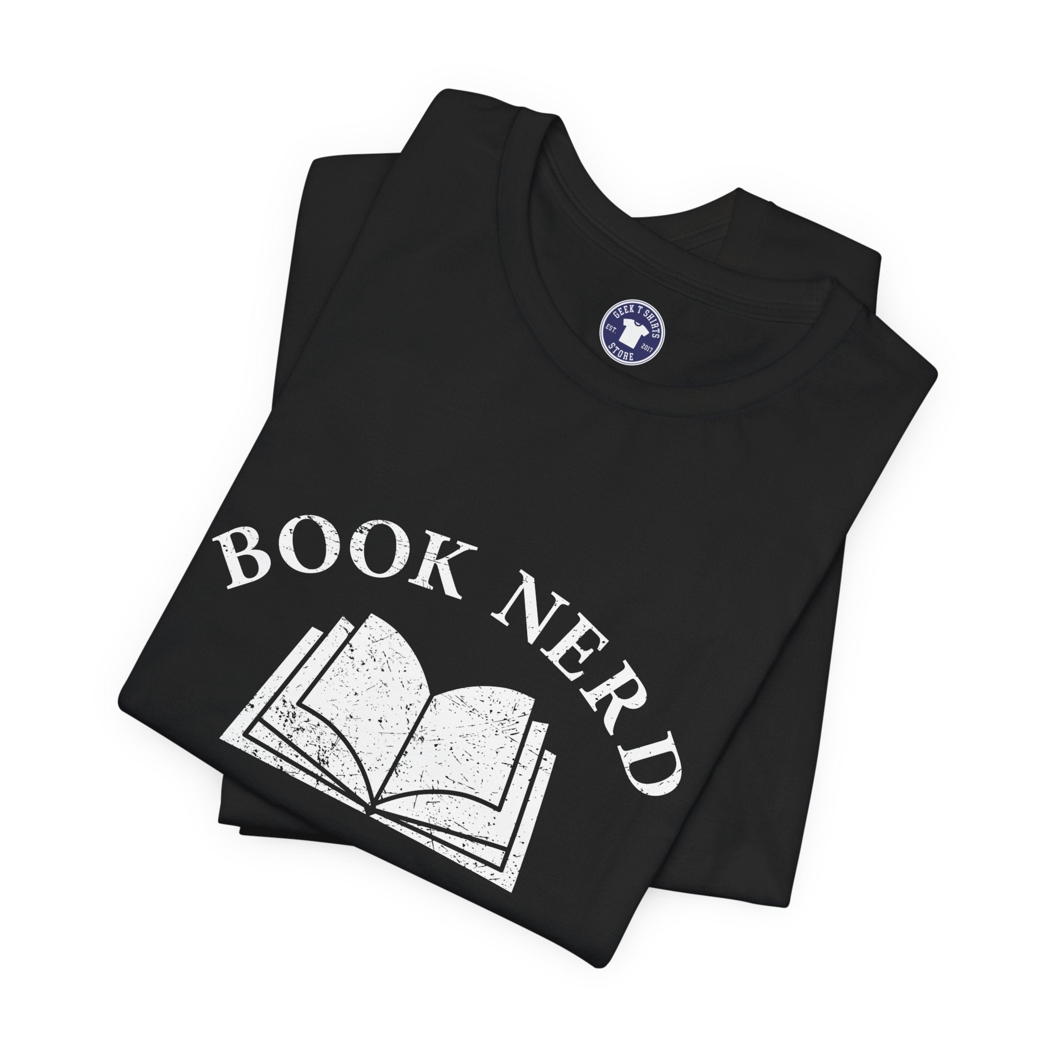 Book Nerd - Premium Unisex Crewneck T-Shirt