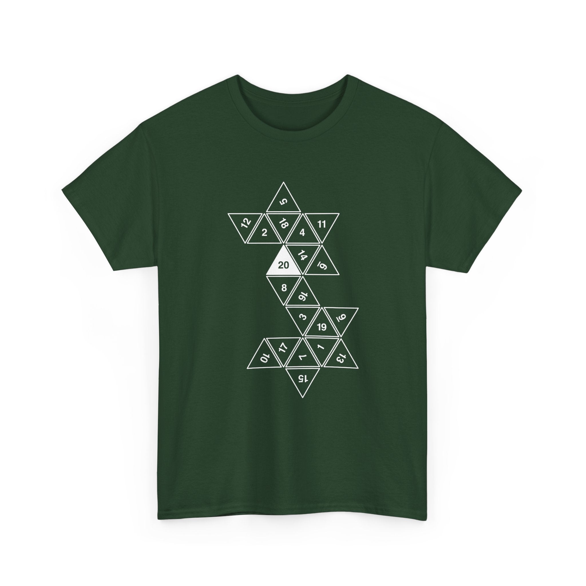 20 Sided Roll Playing Die -  Unisex Crewneck T-Shirt