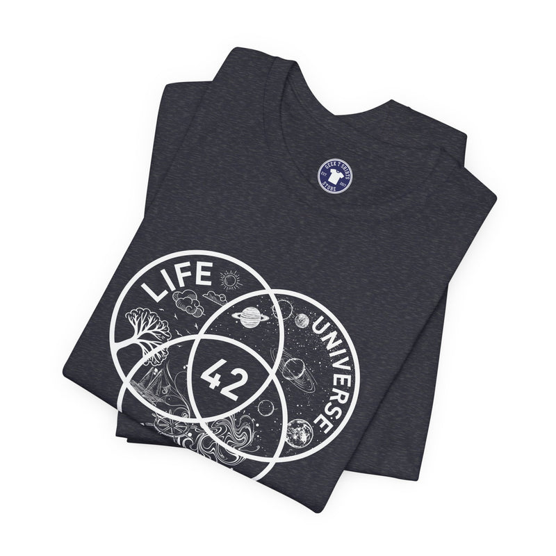 42 Answer To Life The Universe And Everything - White Version - Premium Unisex Crewneck T-Shirt