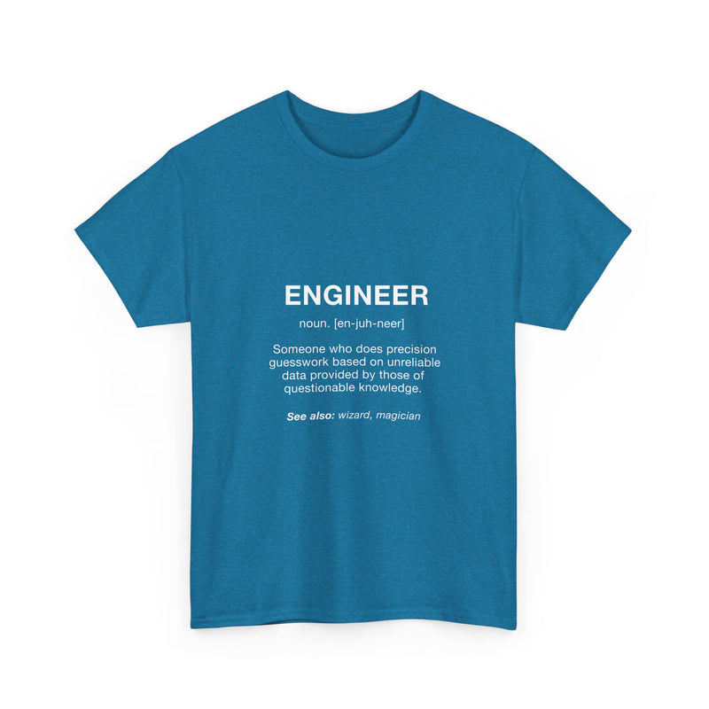 Engineer Definition T-Shirt, Funny Geek T-Shirt, Nerd Shirt, Precision Humor Tee, Science Gift, Engineer Pun Shirt, Engineering Humor Tee