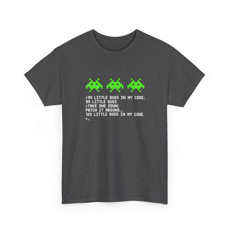 99 Little Bugs In My Code - Nerd Shirt - IT Shirt - Regular Unisex Crewneck T-Shirt