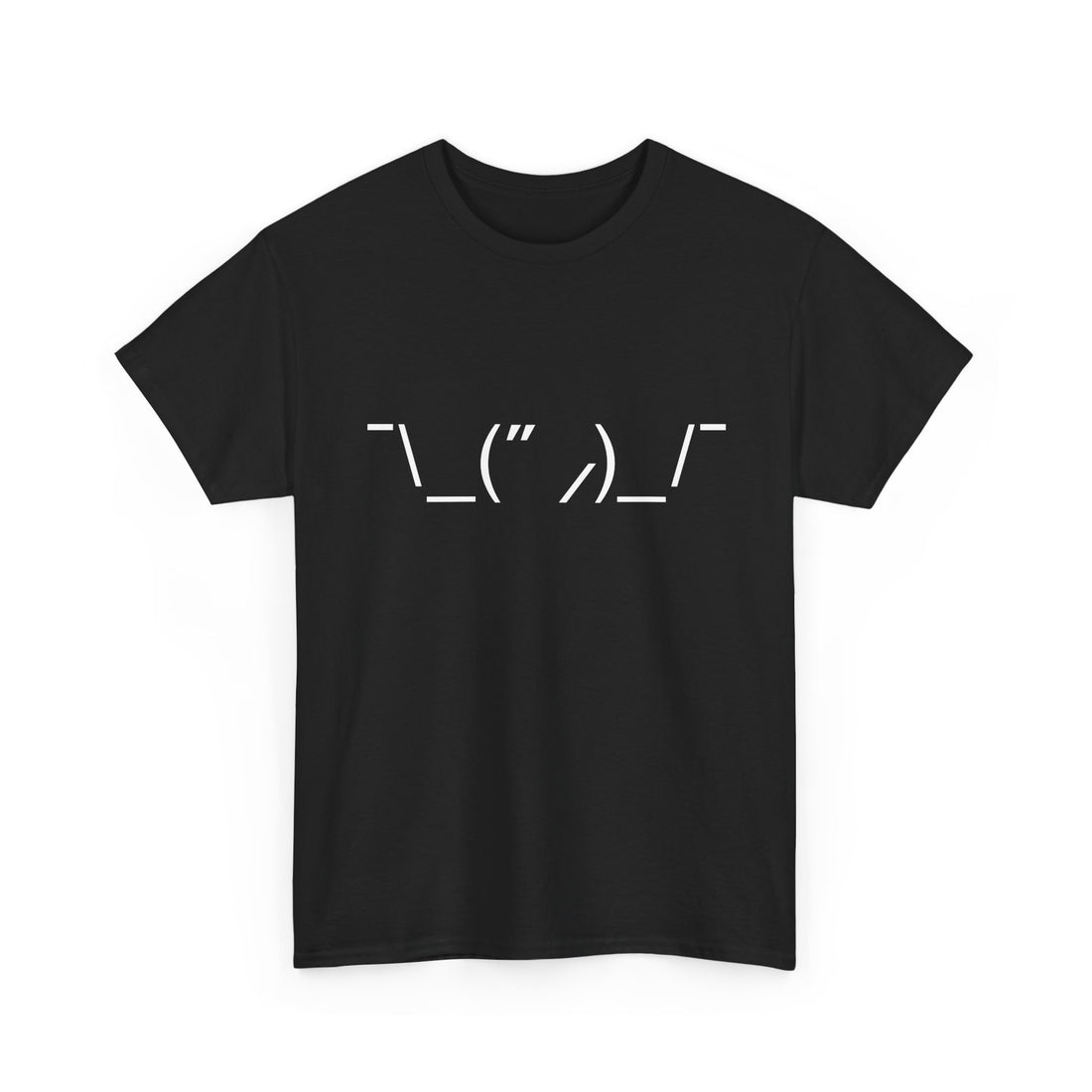 T-Shirt with Quirky ASCII Art Face, Geek T-Shirt, Nerd Shirt, Minimalist Emoticon Tee, Fun Text Art Gift, Casual Statement Shirt
