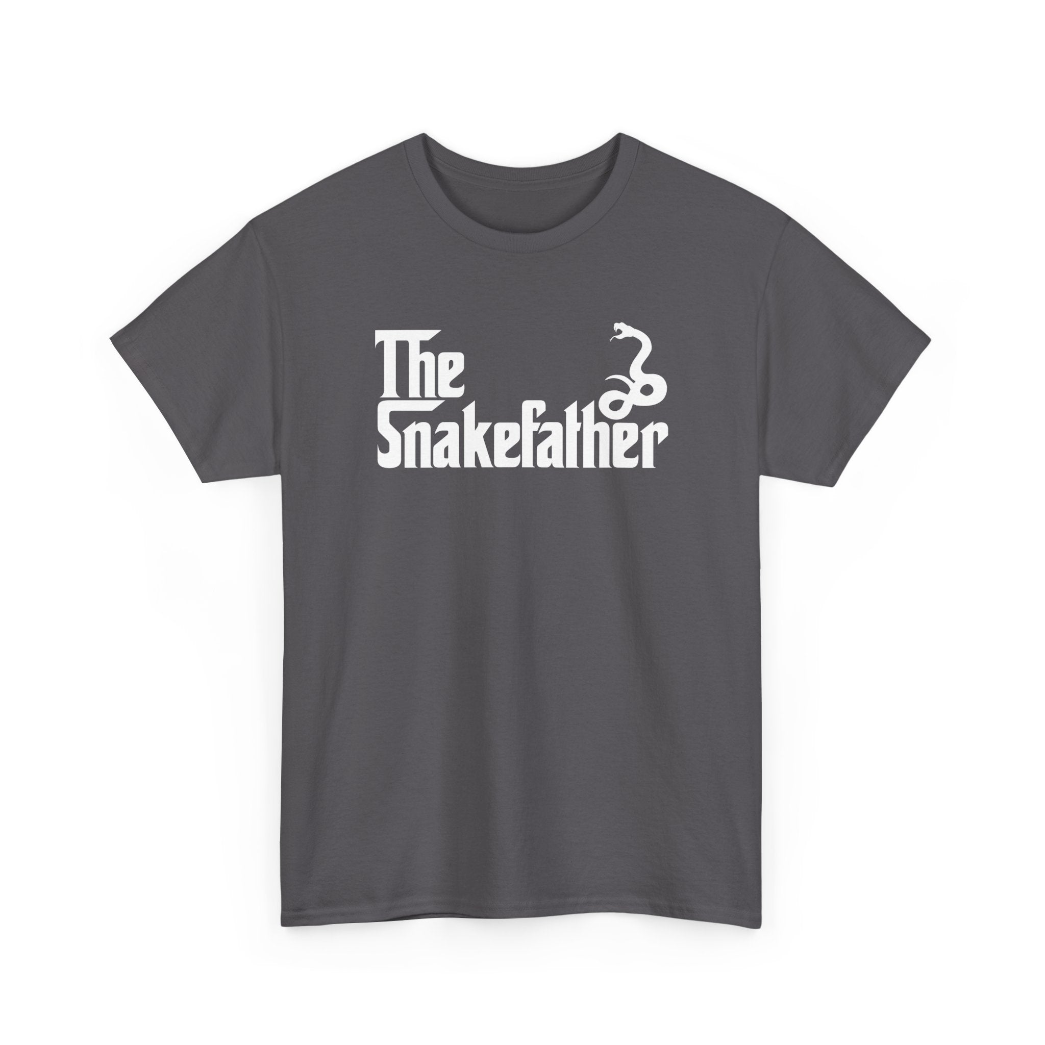 Funny Snake Owner Shirt The Snakefather Reptile Dad Gift - Unisex Regular Crewneck T-Shirt