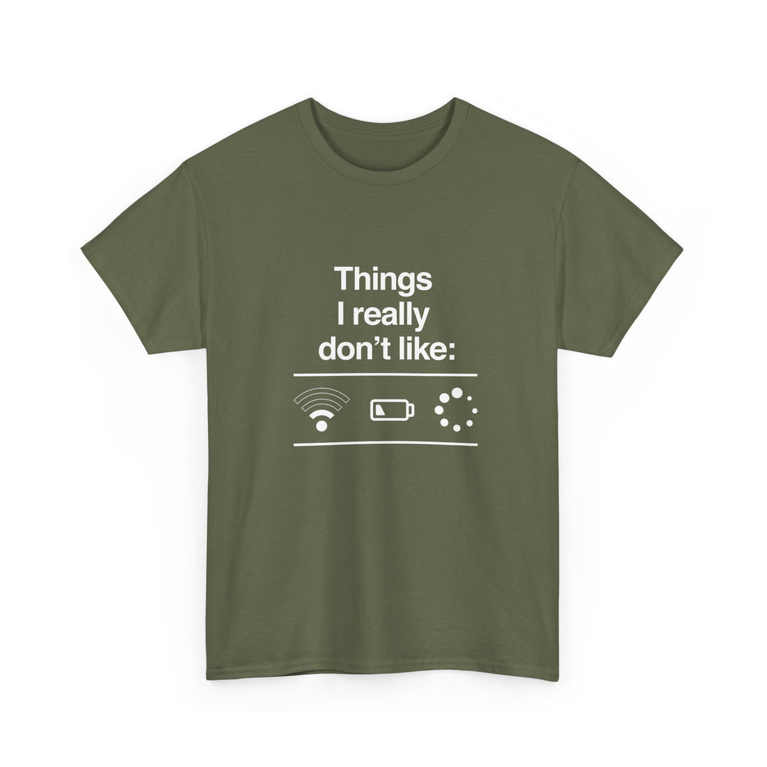 Things I Really Dont Like - It Shirt - Regular Unisex Crewneck T-Shirt