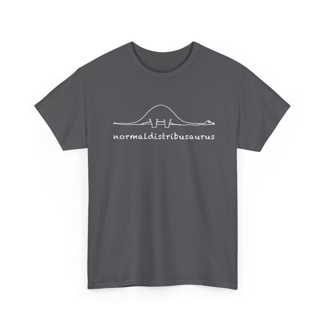 Math Statistics - Normaldistribusaurus - Regular Unisex Crewneck T-Shirt