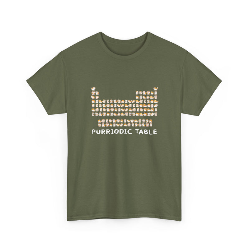 Purriodic Table - Regular Unisex Crewneck T-Shirt