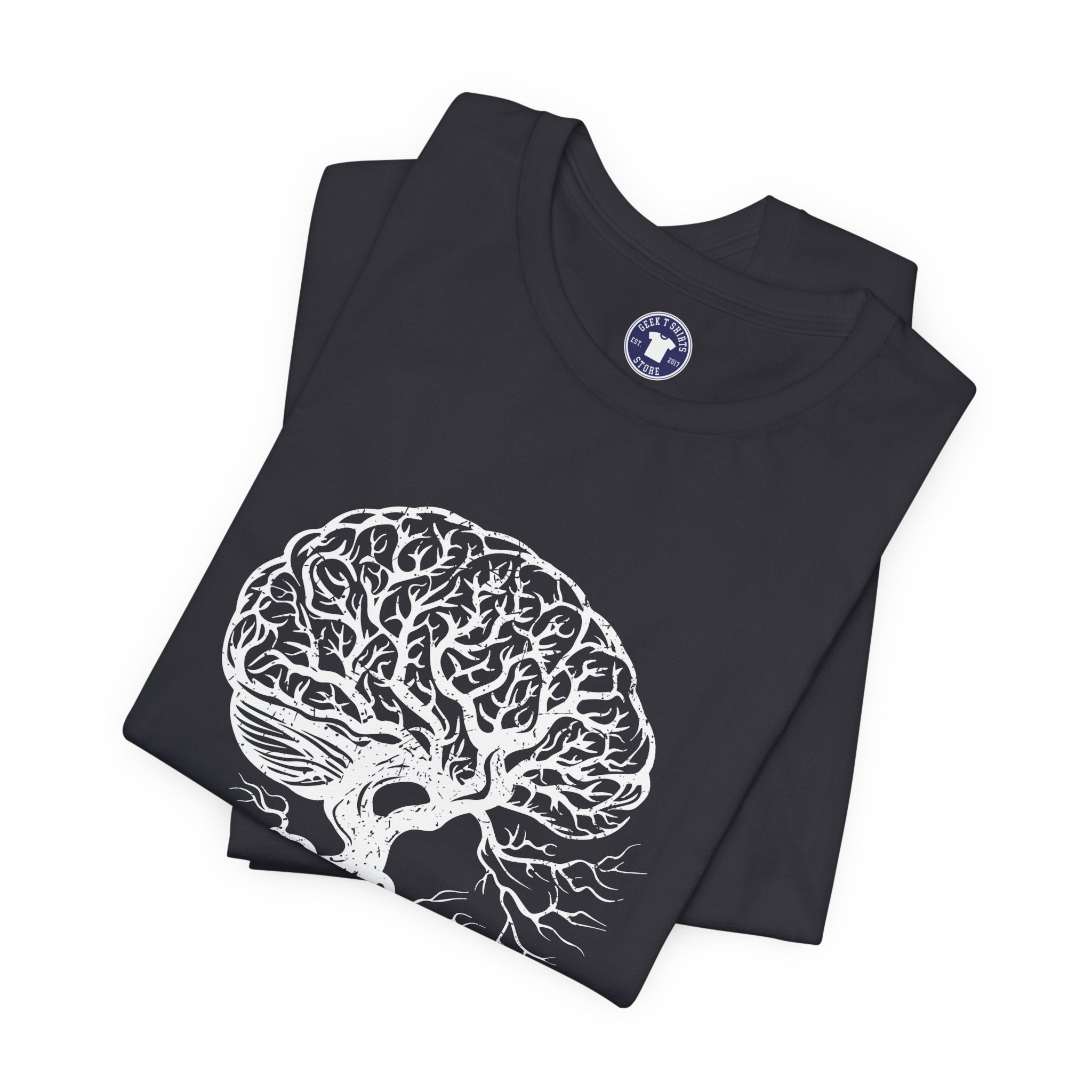 Brain Tree - Premium Unisex Crewneck T-Shirt