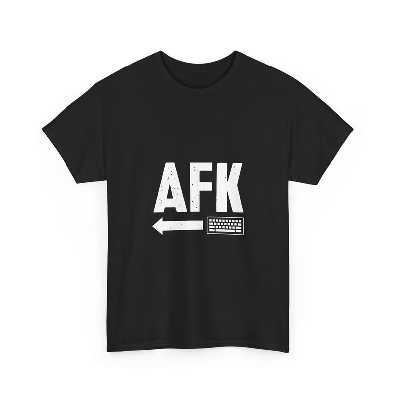 AFK Keyboard T-Shirt, Gamer Tee, Keyboard Lover Gift, Geek T-Shirt, Nerd Shirt, Video Game Apparel, Computer Humor Top, Casual Wear