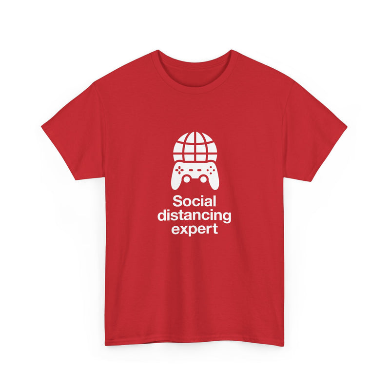 Social Distancing Expert - Regular Unisex Crewneck T-Shirt