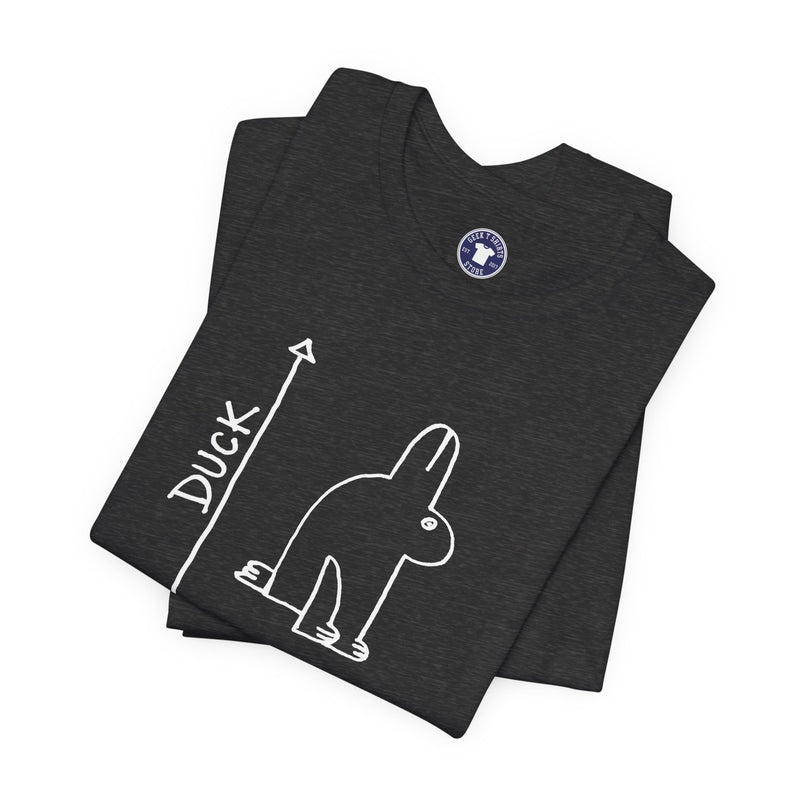 Rabbit-Duck Paradox - Premium Unisex Crewneck T-Shirt